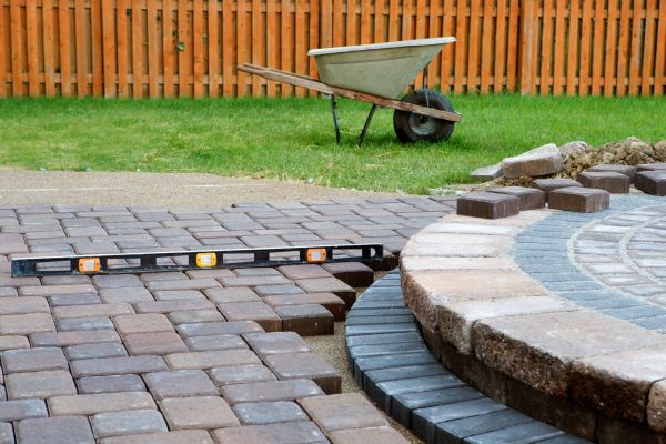 Patio Brick Installation in Janesville