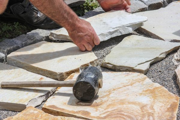 Cost of Stone Sidewalk Installation in Janesville