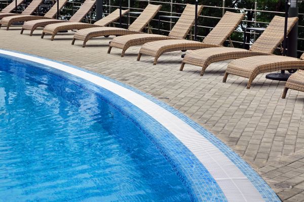 Cost of Poolside Hardscaping in Janesville