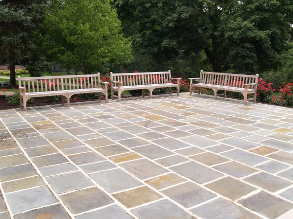 Slate Patio Installation in Janesville
